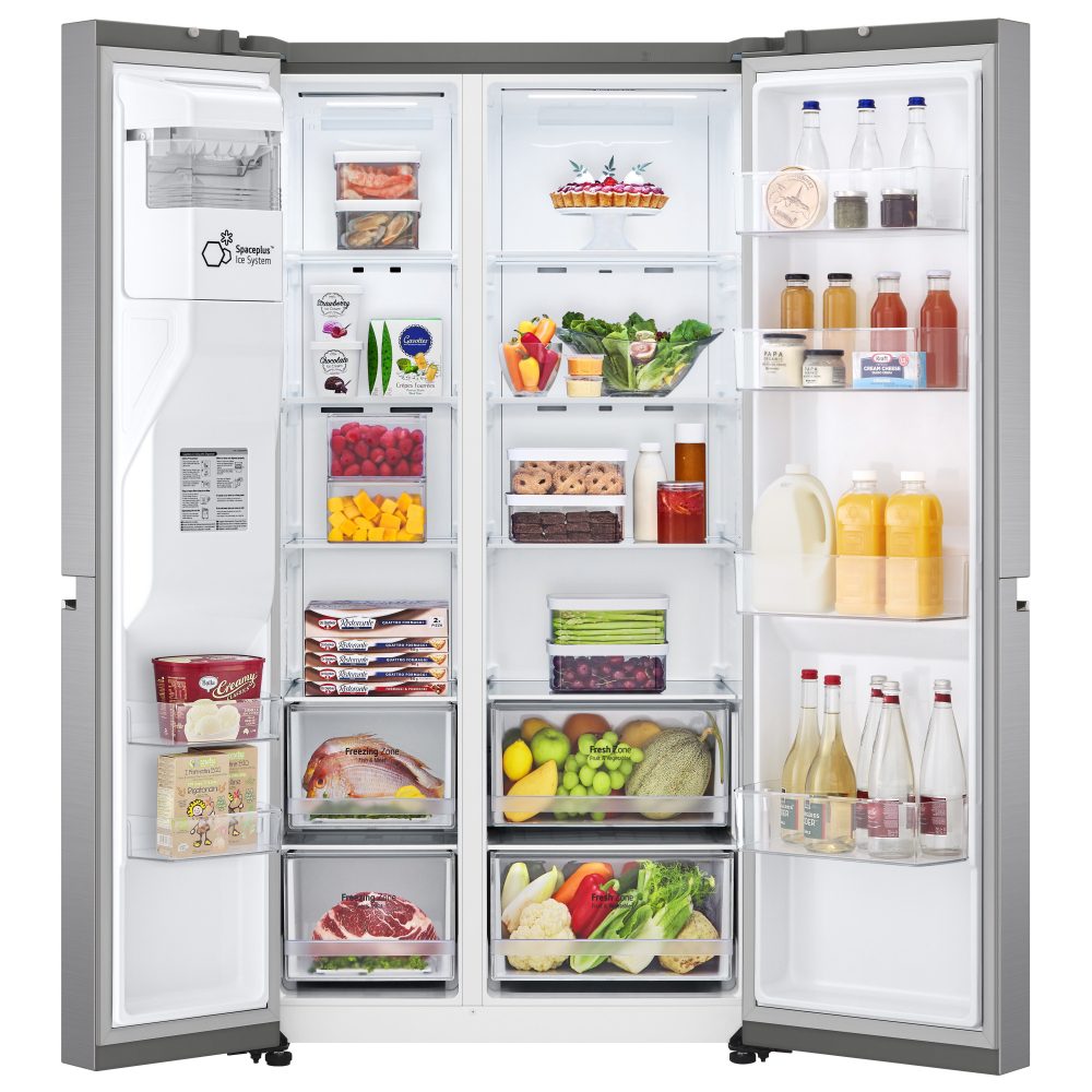 LG American Style Fridge Freezer With Ice & Water GSLD80PZRD - Stainless Steel LG American Style Fridge Freezer With Ice & Water GSLD80PZRD - Stainless Steel