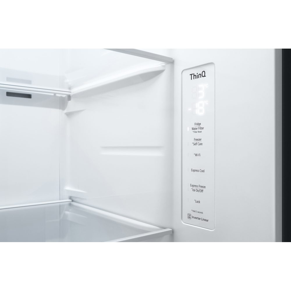 LG American Style Fridge Freezer With Ice & Water GSLD80PZRD - Stainless Steel LG American Style Fridge Freezer With Ice & Water GSLD80PZRD - Stainless Steel