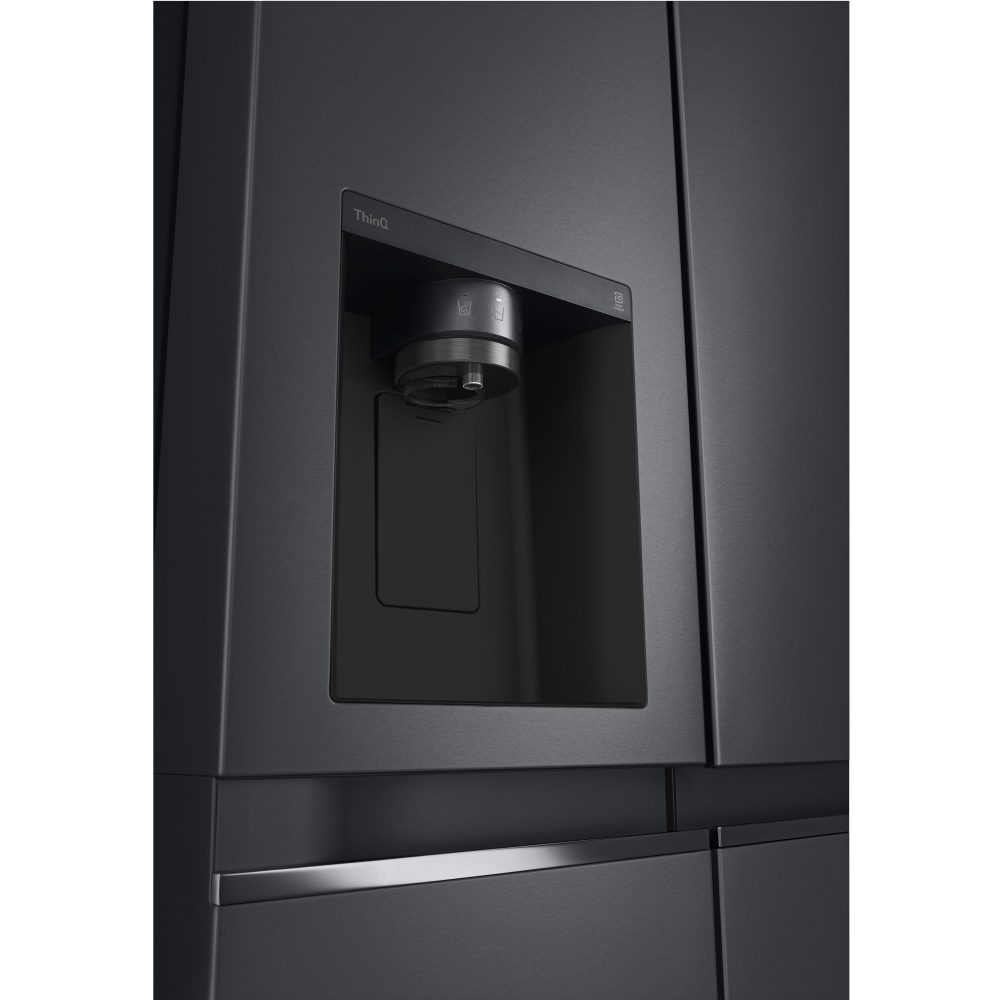 LG American Style Fridge Freezer With Ice & Water Non Plumbed GSLV71MCTD - BLACK STEEL LG American Style Fridge Freezer With Ice & Water Non Plumbed GSLV71MCTD - BLACK STEEL
