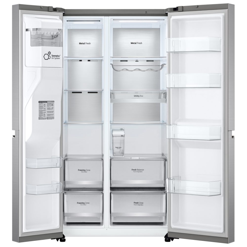 LG American Style Fridge Freezer With Ice & Water Non Plumbed GSLV91PZAE - STAINLESS STEEL LG American Style Fridge Freezer With Ice & Water Non Plumbed GSLV91PZAE - STAINLESS STEEL