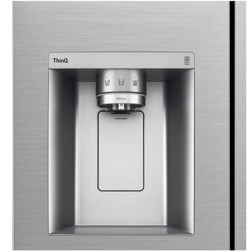 LG American Style Fridge Freezer With Ice & Water Non Plumbed GSLV91PZAE - STAINLESS STEEL LG American Style Fridge Freezer With Ice & Water Non Plumbed GSLV91PZAE - STAINLESS STEEL