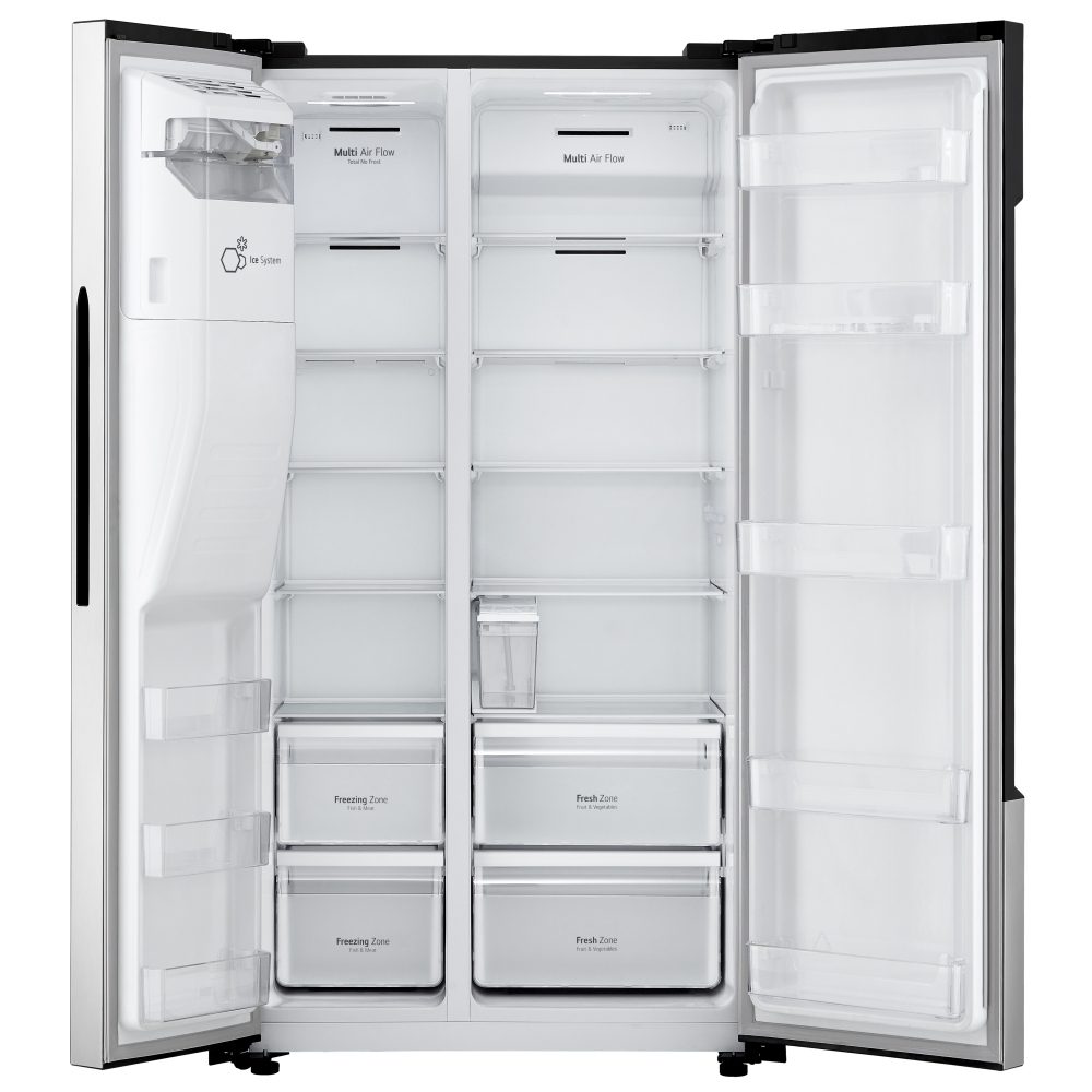LG American Style Fridge Freezer With Ice & Water Non Plumbed GSM32HSBEH - SILVER LG American Style Fridge Freezer With Ice & Water Non Plumbed GSM32HSBEH - SILVER
