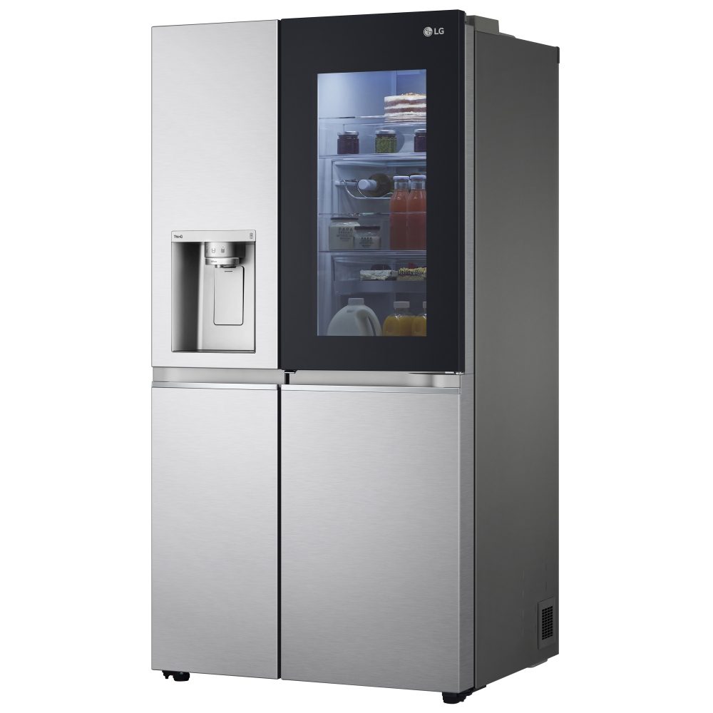 LG Door In Door Instaview American Style Fridge Freezer With Ice & Water GSXV90BSAE - STAINLESS STEEL LG Door In Door Instaview American Style Fridge Freezer With Ice & Water GSXV90BSAE - STAINLESS STEEL