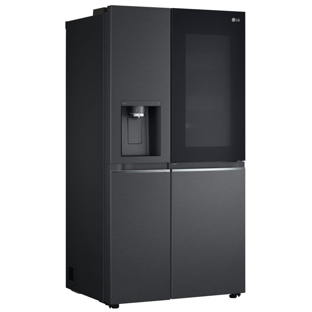 LG Door In Door Instaview American Fridge Freezer With Craft Ice Maker GSXV90MCDE - BLACK STEEL LG Door In Door Instaview American Fridge Freezer With Craft Ice Maker GSXV90MCDE - BLACK STEEL
