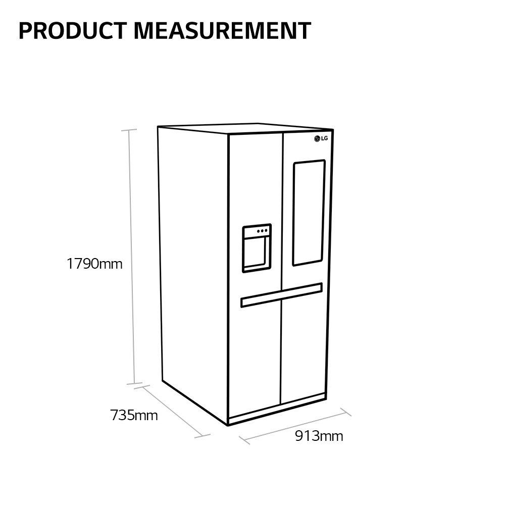 LG Door In Door Instaview American Fridge Freezer With Craft Ice Maker GSXV90MCDE - BLACK STEEL LG Door In Door Instaview American Fridge Freezer With Craft Ice Maker GSXV90MCDE - BLACK STEEL