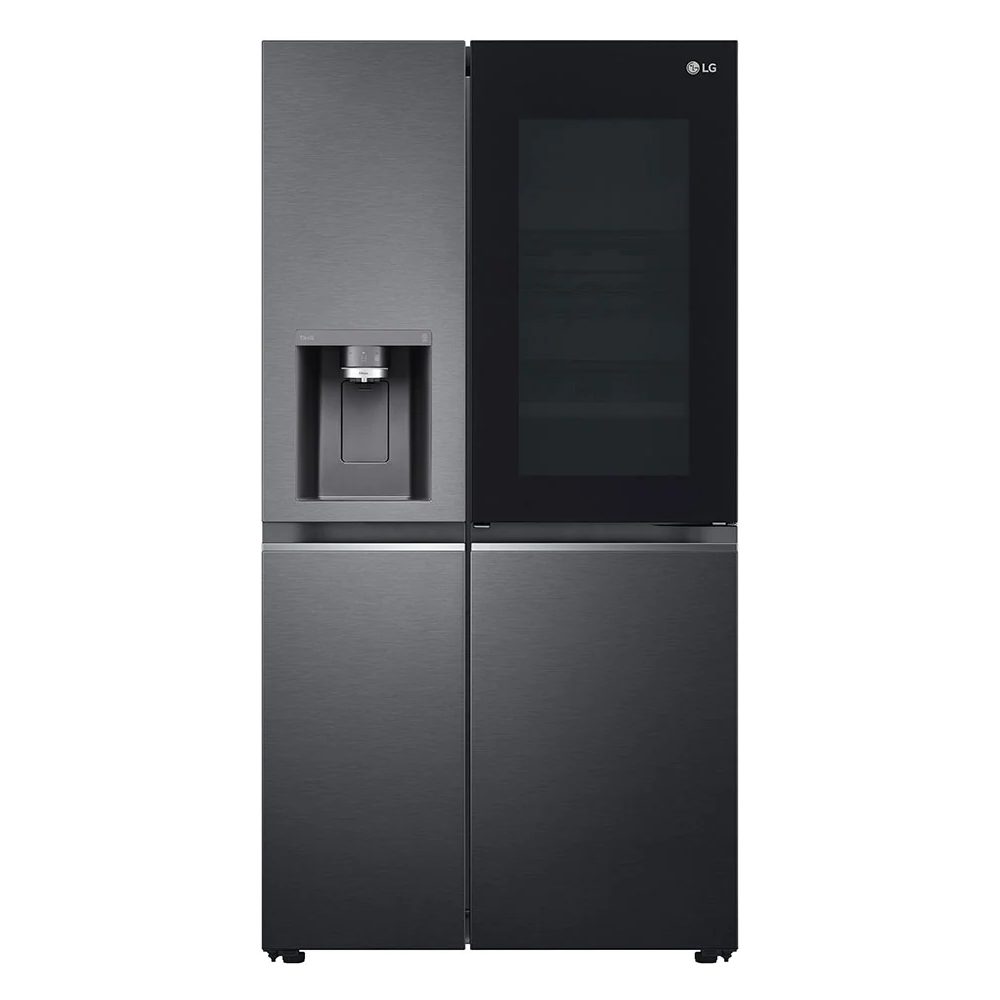 LG Door In Door Instaview American Fridge Freezer With Craft Ice Maker GSXV90MCDE - BLACK STEEL LG Door In Door Instaview American Fridge Freezer With Craft Ice Maker GSXV90MCDE - BLACK STEEL