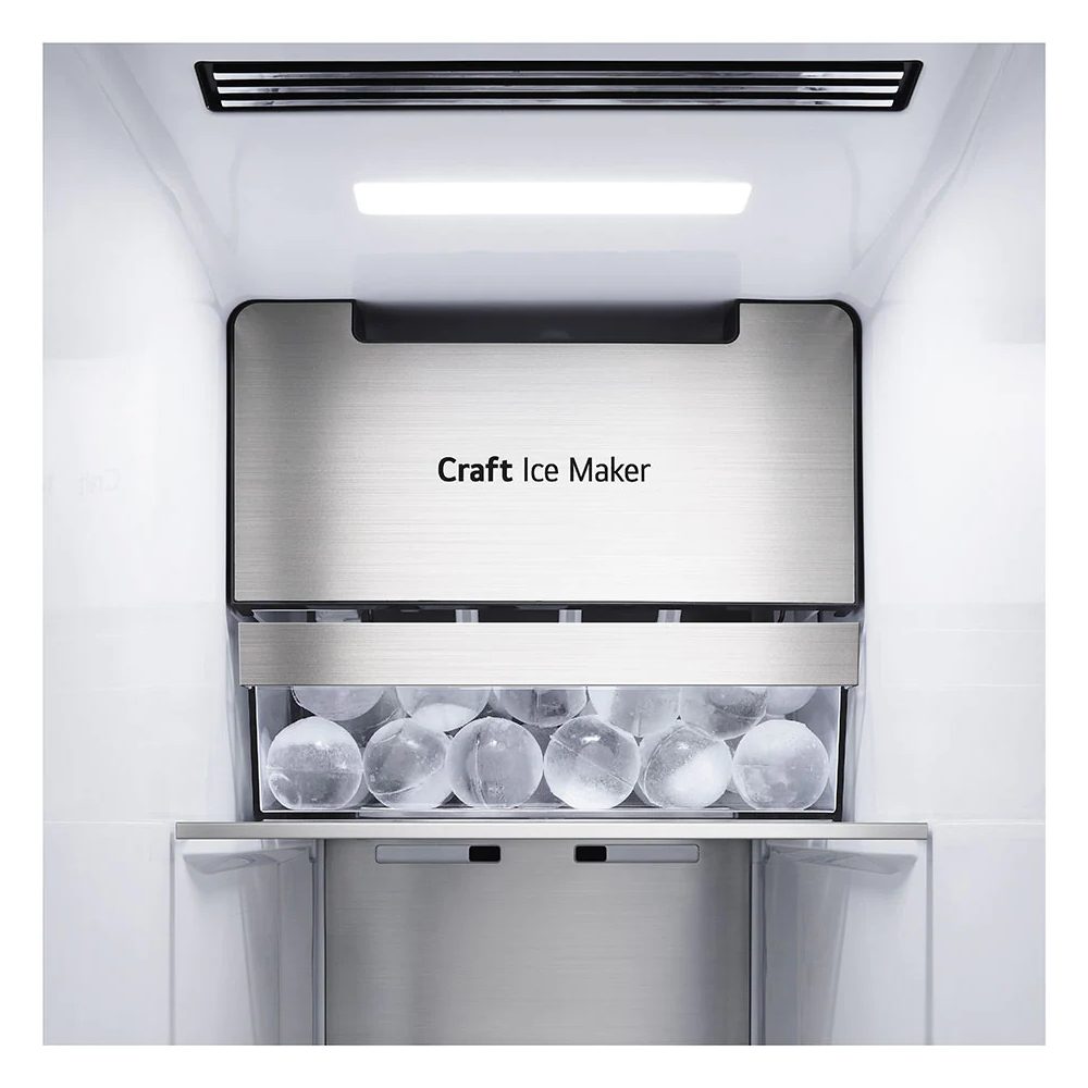 LG Door In Door Instaview American Fridge Freezer With Craft Ice Maker GSXV90MCDE - BLACK STEEL LG Door In Door Instaview American Fridge Freezer With Craft Ice Maker GSXV90MCDE - BLACK STEEL