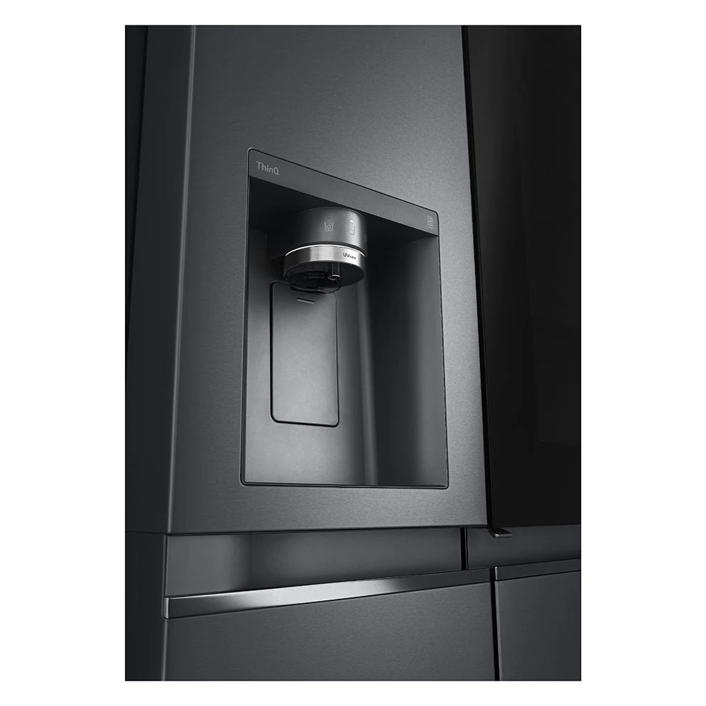 LG Door In Door Instaview American Fridge Freezer With Craft Ice Maker GSXV90MCDE - BLACK STEEL LG Door In Door Instaview American Fridge Freezer With Craft Ice Maker GSXV90MCDE - BLACK STEEL