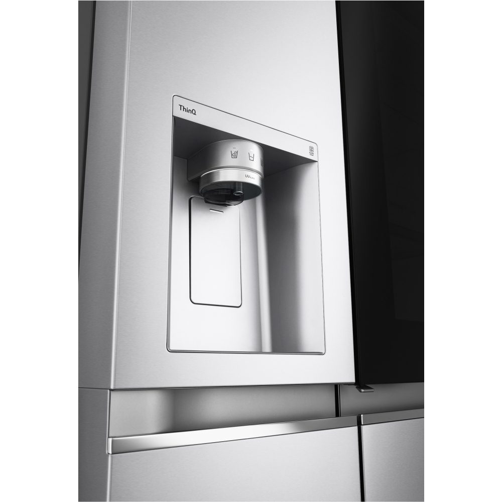 LG Door In Door Instaview American Fridge Freezer With Ice & Water Non Plumbed GSXV91BSAE - STAINLESS STEEL LG Door In Door Instaview American Fridge Freezer With Ice & Water Non Plumbed GSXV91BSAE - STAINLESS STEEL