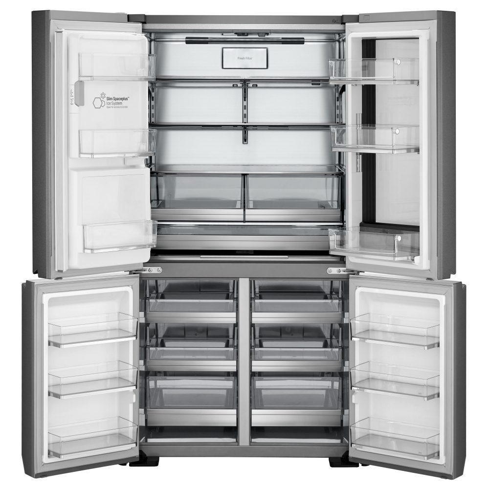 LG Signature Instaview French Style Fridge Freezer With Ice & Water LSR100 - STAINLESS STEEL LG Signature Instaview French Style Fridge Freezer With Ice & Water LSR100 - STAINLESS STEEL