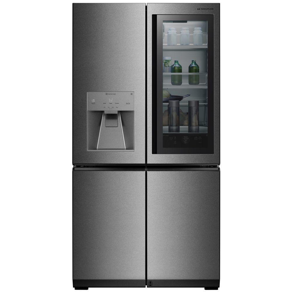 LG Signature Instaview French Style Fridge Freezer With Ice & Water LSR100 - STAINLESS STEEL LG Signature Instaview French Style Fridge Freezer With Ice & Water LSR100 - STAINLESS STEEL