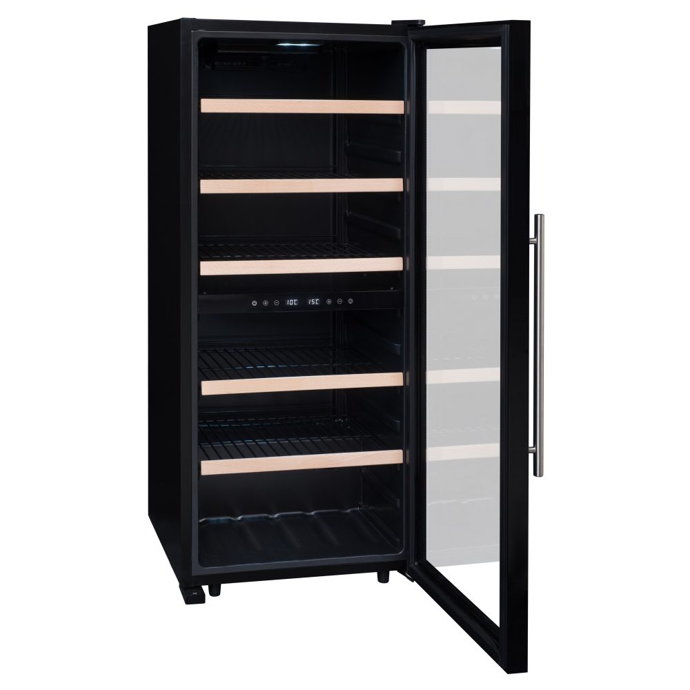 La Sommeliere 55cm Freestanding Dual Zone Wine Cooler SLS102DZ - BLACK La Sommeliere 55cm Freestanding Dual Zone Wine Cooler SLS102DZ - BLACK