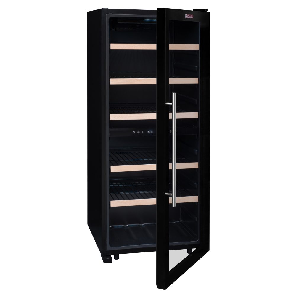 La Sommeliere 55cm Freestanding Dual Zone Wine Cooler SLS102DZ - BLACK La Sommeliere 55cm Freestanding Dual Zone Wine Cooler SLS102DZ - BLACK