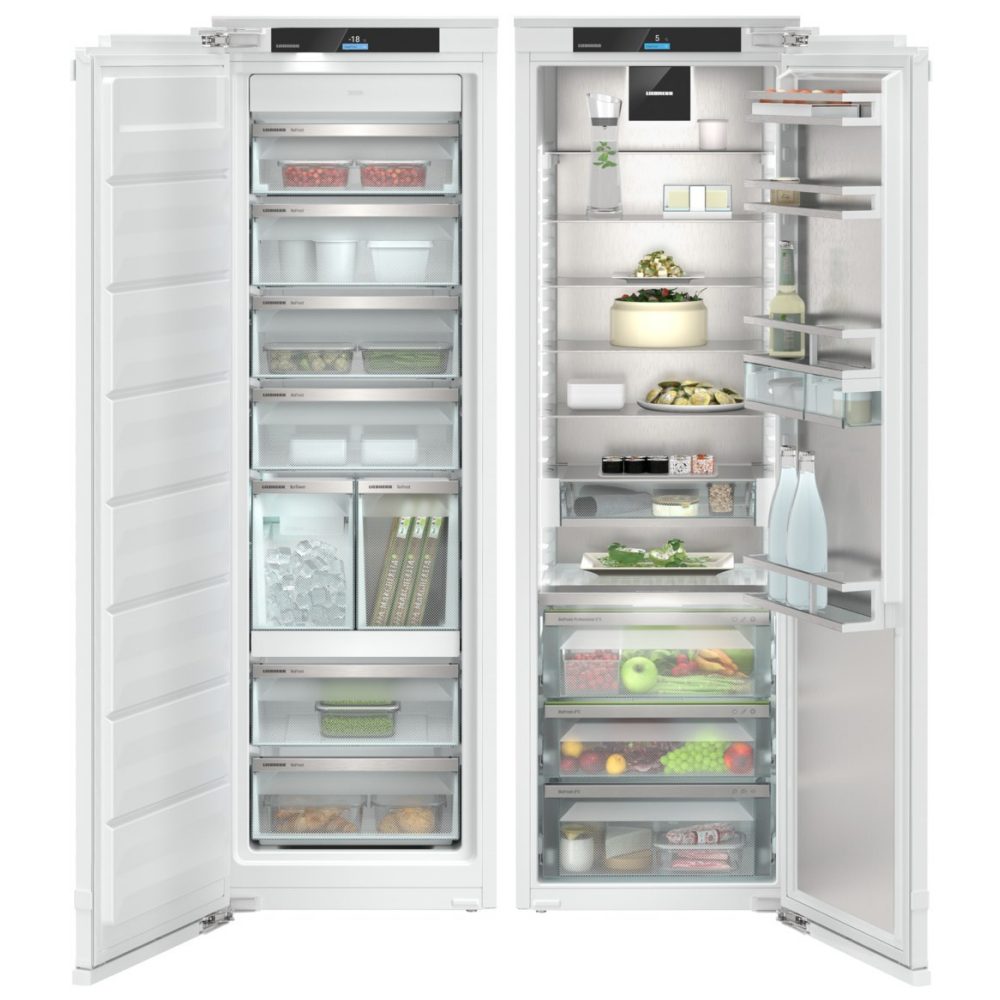 Liebherr 120cm Peak BioFresh Integrated Side By Side AutoDoor Fridge Freezer With Ice & Water IXRFA5175 Liebherr 120cm Peak BioFresh Integrated Side By Side AutoDoor Fridge Freezer With Ice & Water IXRFA5175
