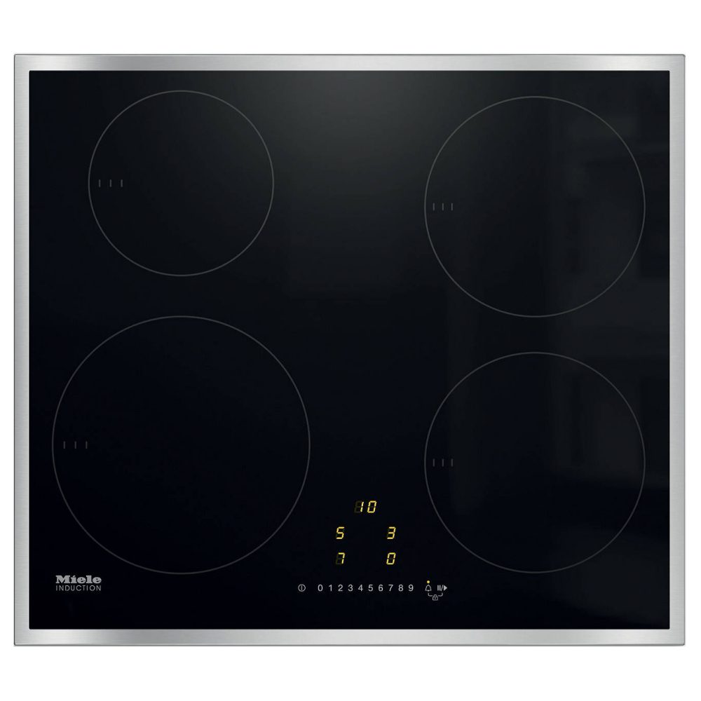 Miele 57cm Four Zone Induction Hob KM7201FR - STAINLESS STEEL Miele 57cm Four Zone Induction Hob KM7201FR - STAINLESS STEEL