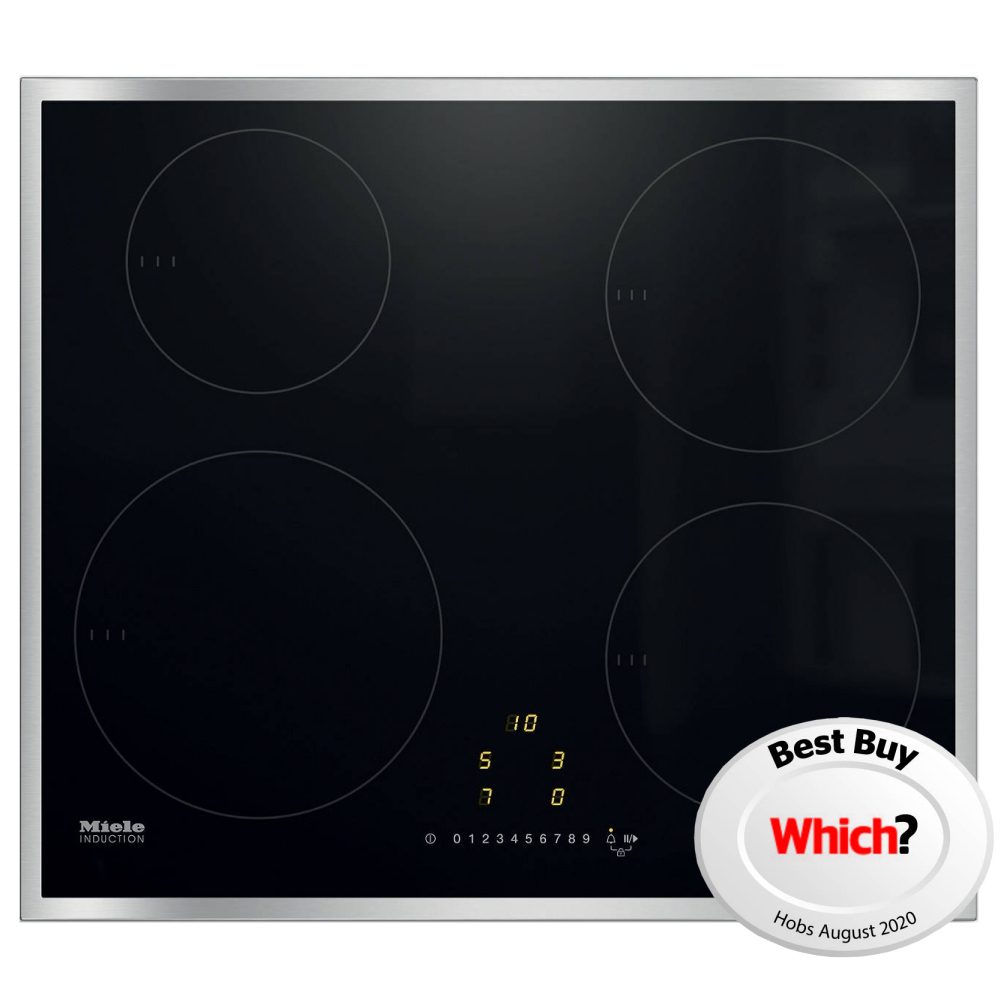 Miele 57cm Four Zone Induction Hob KM7201FR - STAINLESS STEEL Miele 57cm Four Zone Induction Hob KM7201FR - STAINLESS STEEL