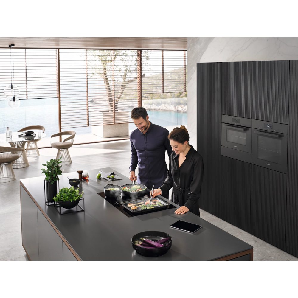 Miele 80cm Recirculating Air Venting Induction Hob KMDA7473FL-U - BLACK Miele 80cm Recirculating Air Venting Induction Hob KMDA7473FL-U - BLACK