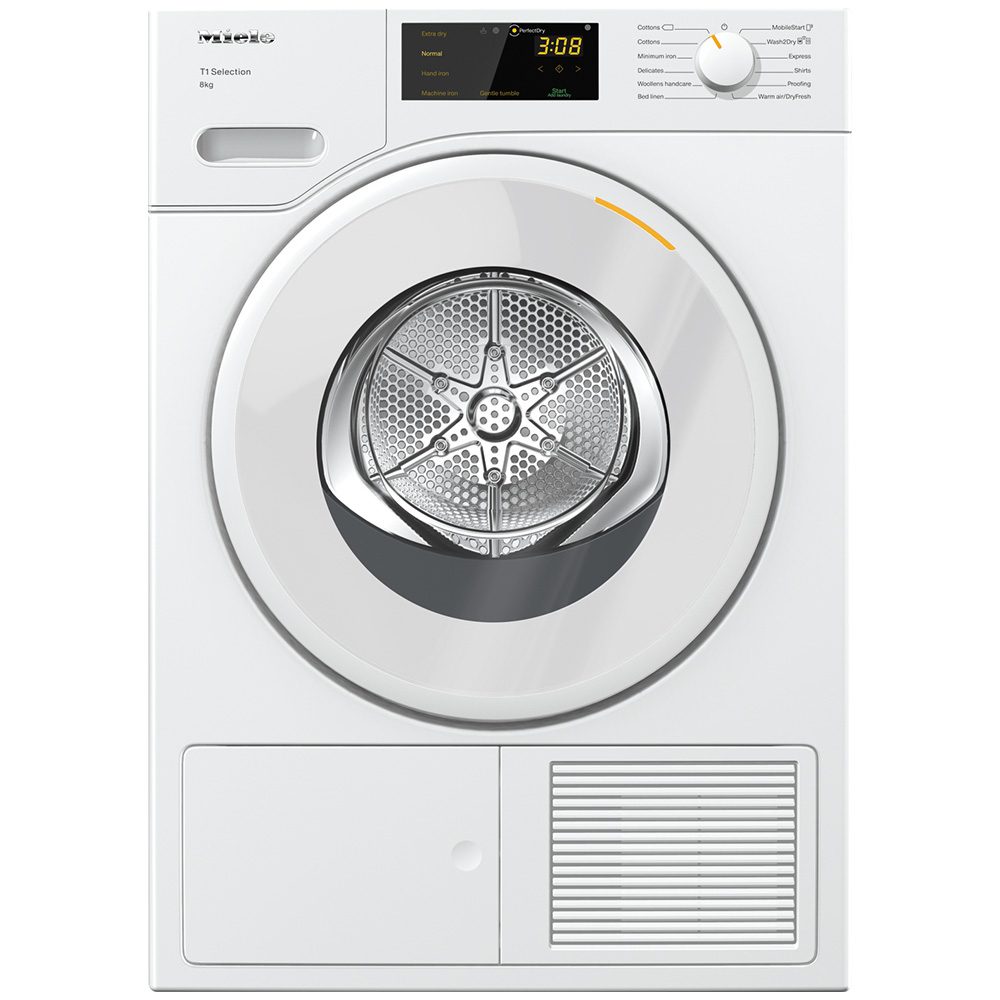 Miele 8kg Heat Pump Condenser Tumble Dryer TSD263WP - White Miele 8kg Heat Pump Condenser Tumble Dryer TSD263WP - White