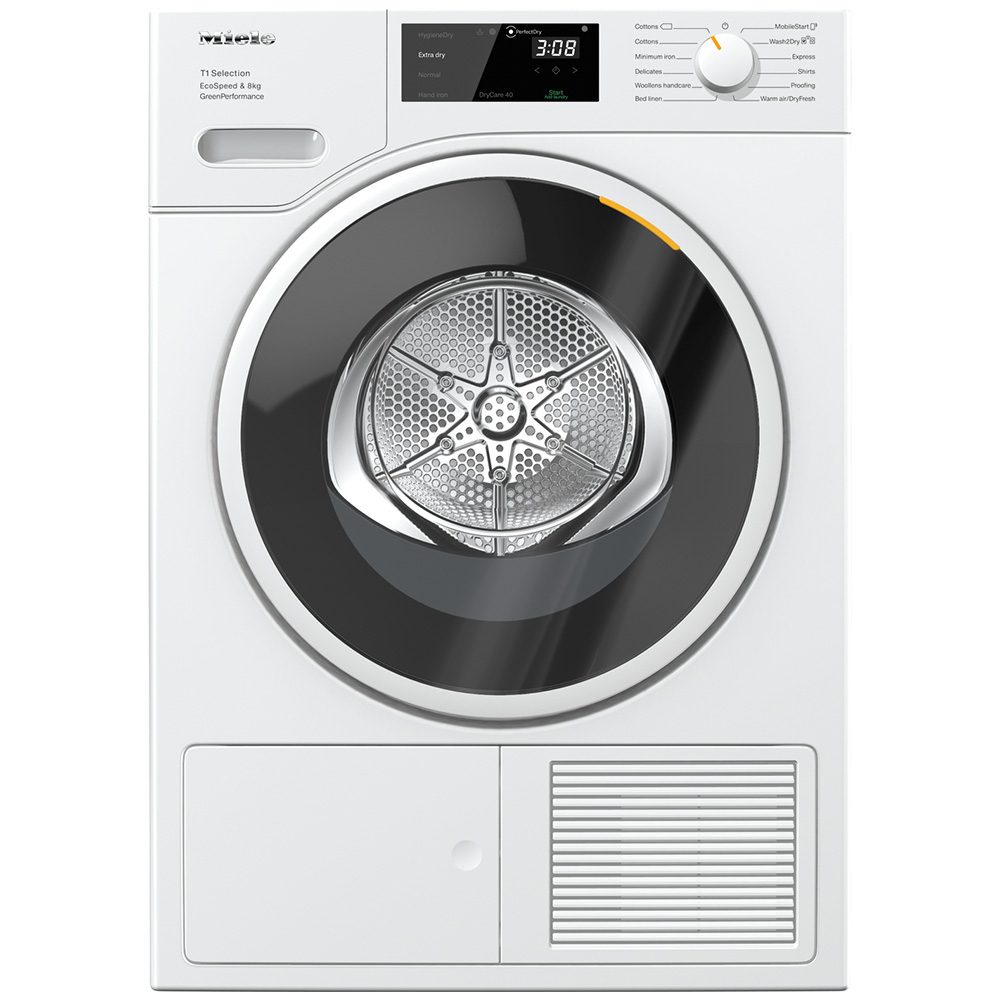 Miele 8kg Heat Pump Condenser Tumble Dryer TSF763WP - White Miele 8kg Heat Pump Condenser Tumble Dryer TSF763WP - White