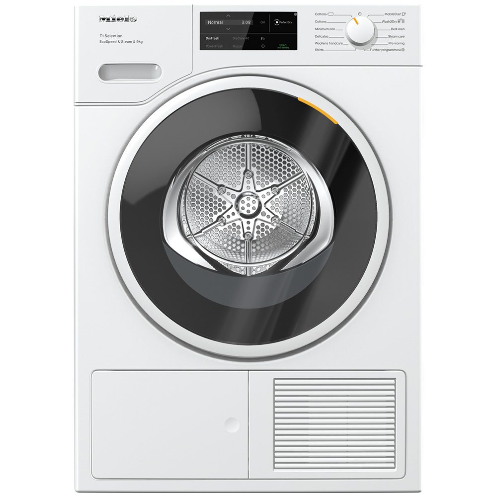 Miele 9kg Heat Pump Condenser Tumble Dryer TSL783WP - White Miele 9kg Heat Pump Condenser Tumble Dryer TSL783WP - White