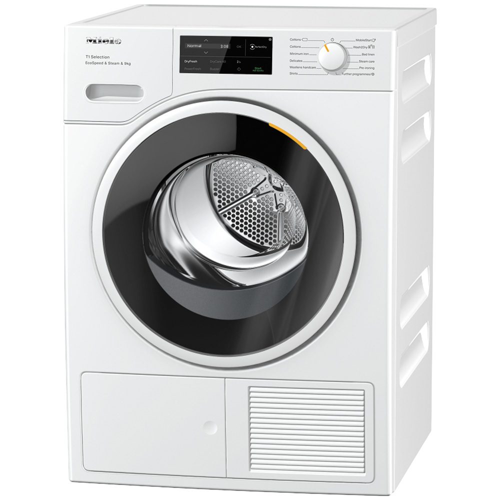 Miele 9kg Heat Pump Condenser Tumble Dryer TSL783WP - White Miele 9kg Heat Pump Condenser Tumble Dryer TSL783WP - White