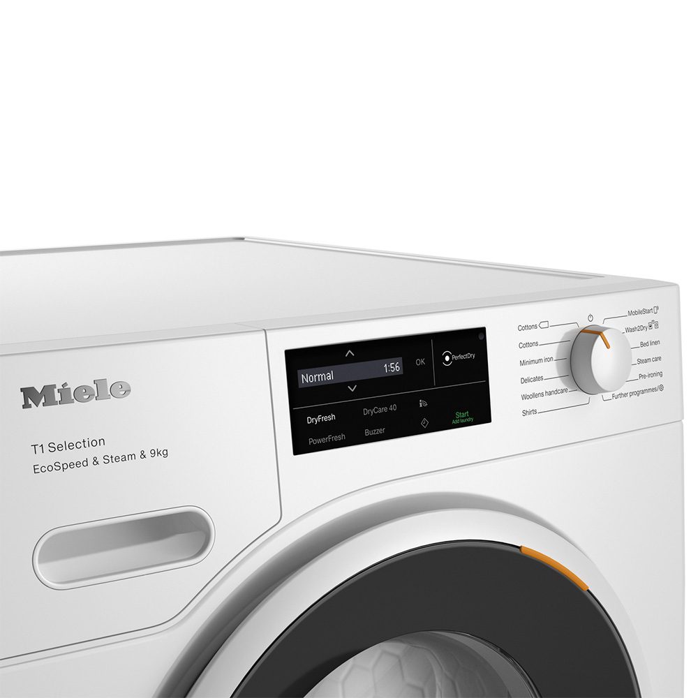 Miele 9kg Heat Pump Condenser Tumble Dryer TSL783WP - White Miele 9kg Heat Pump Condenser Tumble Dryer TSL783WP - White