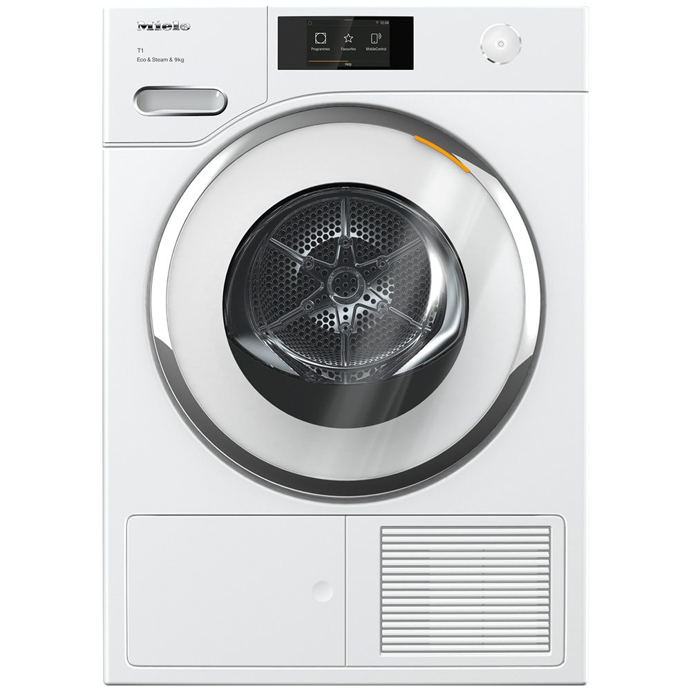 Miele 9kg Heat Pump Condenser Tumble Dryer TWR780WP - White Miele 9kg Heat Pump Condenser Tumble Dryer TWR780WP - White