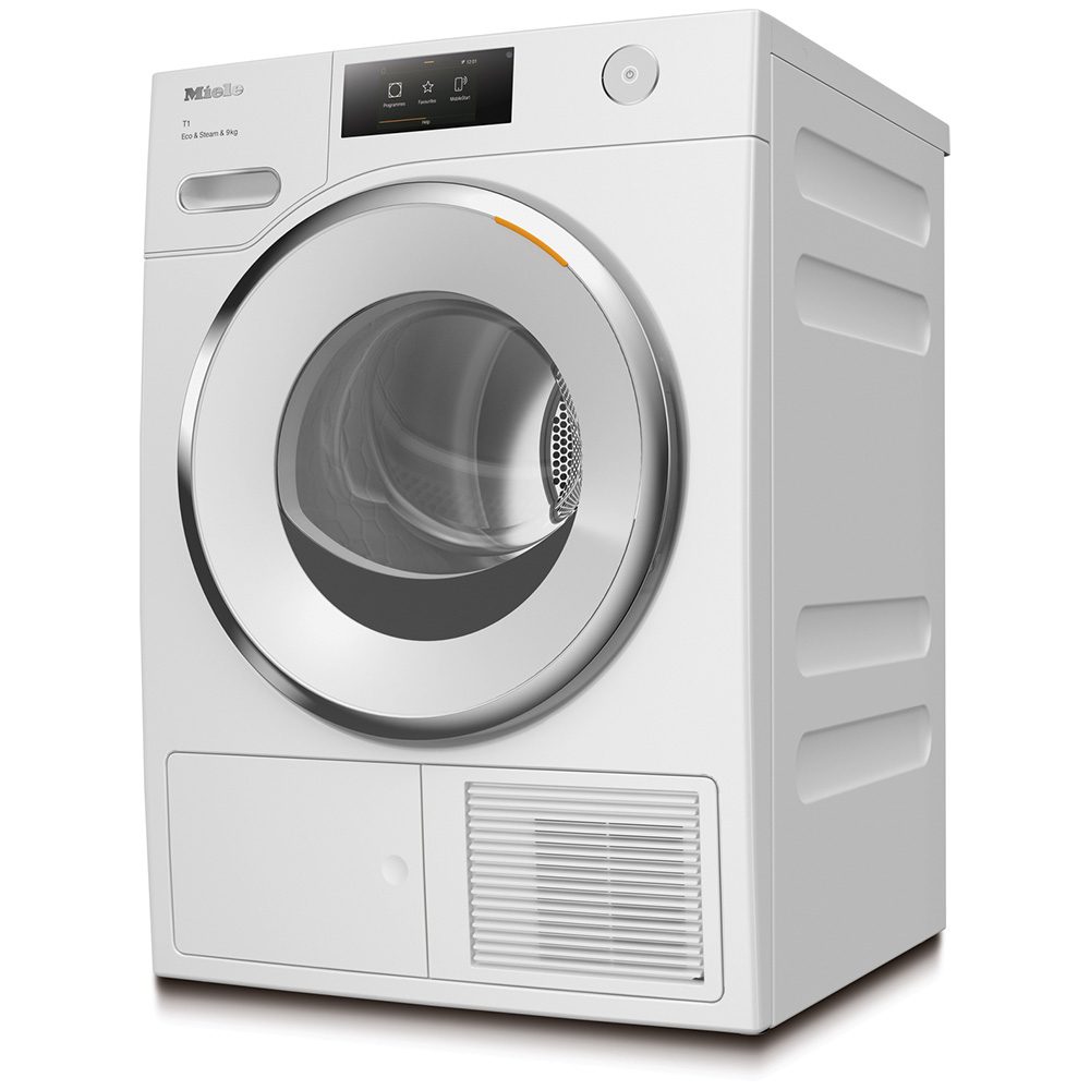 Miele 9kg Heat Pump Condenser Tumble Dryer TWR780WP - White Miele 9kg Heat Pump Condenser Tumble Dryer TWR780WP - White