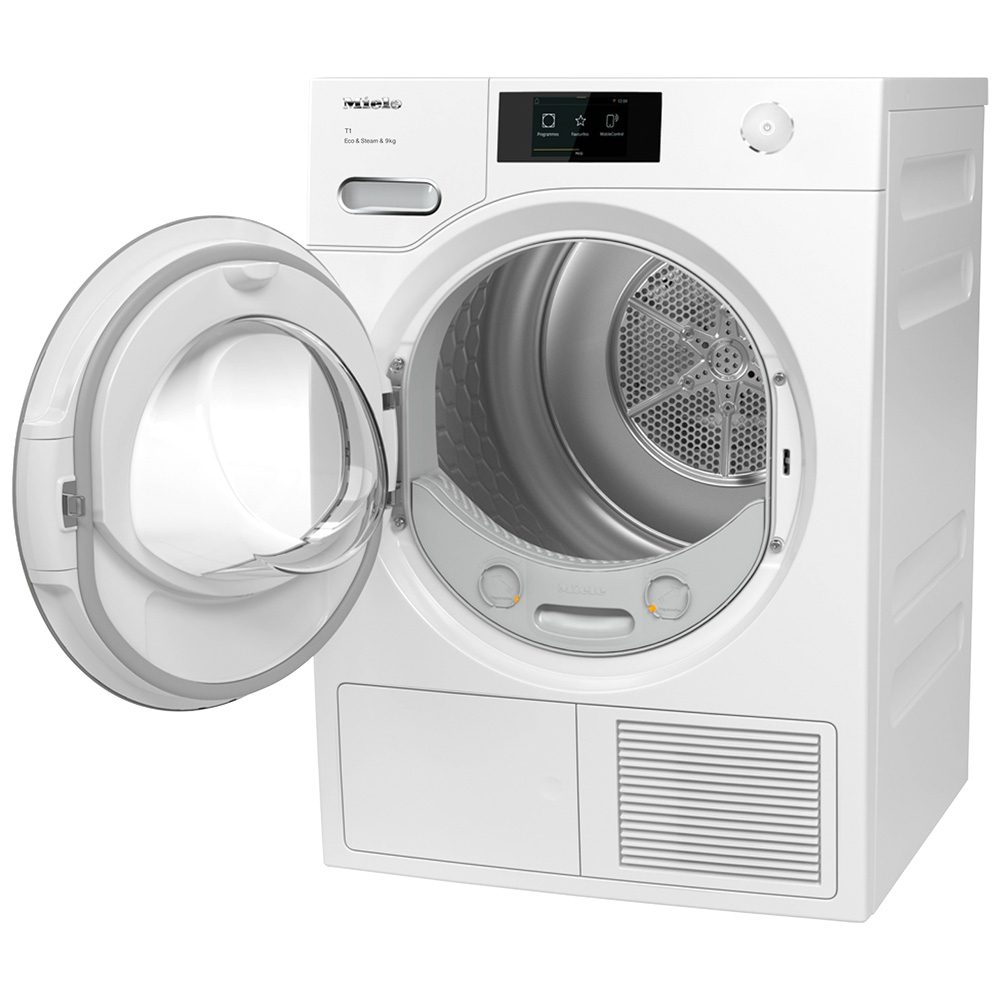 Miele 9kg Heat Pump Condenser Tumble Dryer TWR780WP - White Miele 9kg Heat Pump Condenser Tumble Dryer TWR780WP - White