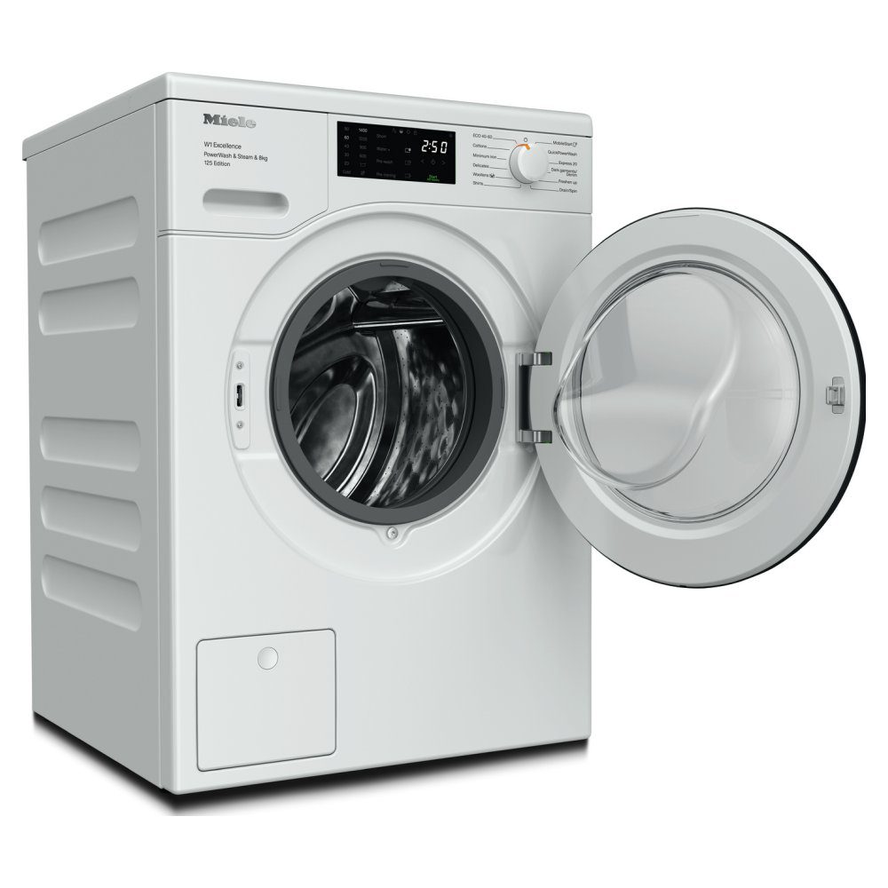 Miele 8kg W1 PowerWash Washing Machine 1400rpm WEB385 - WHITE Miele 8kg W1 PowerWash Washing Machine 1400rpm WEB385 - WHITE