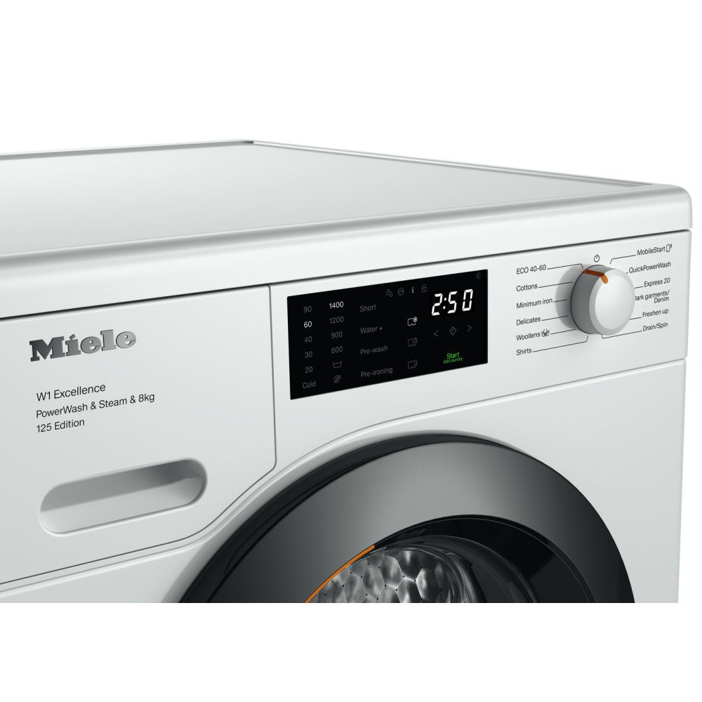 Miele 8kg W1 PowerWash Washing Machine 1400rpm WEB385 - WHITE Miele 8kg W1 PowerWash Washing Machine 1400rpm WEB385 - WHITE