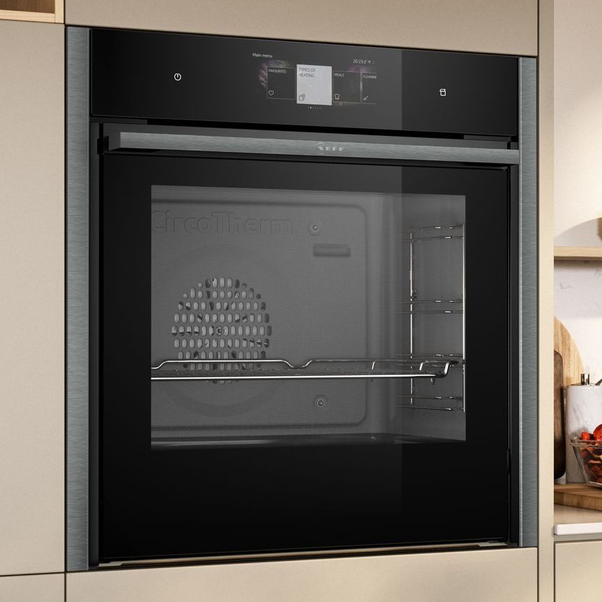 Neff N90 Slide & Hide FullSteam Single Oven B64FT53G0B - GRAPHITE Neff N90 Slide & Hide FullSteam Single Oven B64FT53G0B - GRAPHITE