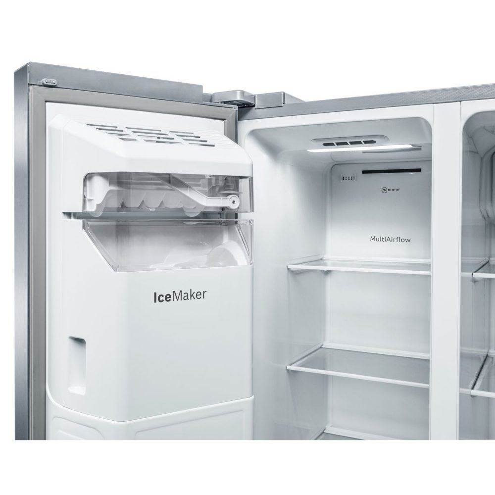 Neff N70 American Style Fridge Freezer With Ice And Water KA3923IE0G - STAINLESS STEEL Neff N70 American Style Fridge Freezer With Ice And Water KA3923IE0G - STAINLESS STEEL