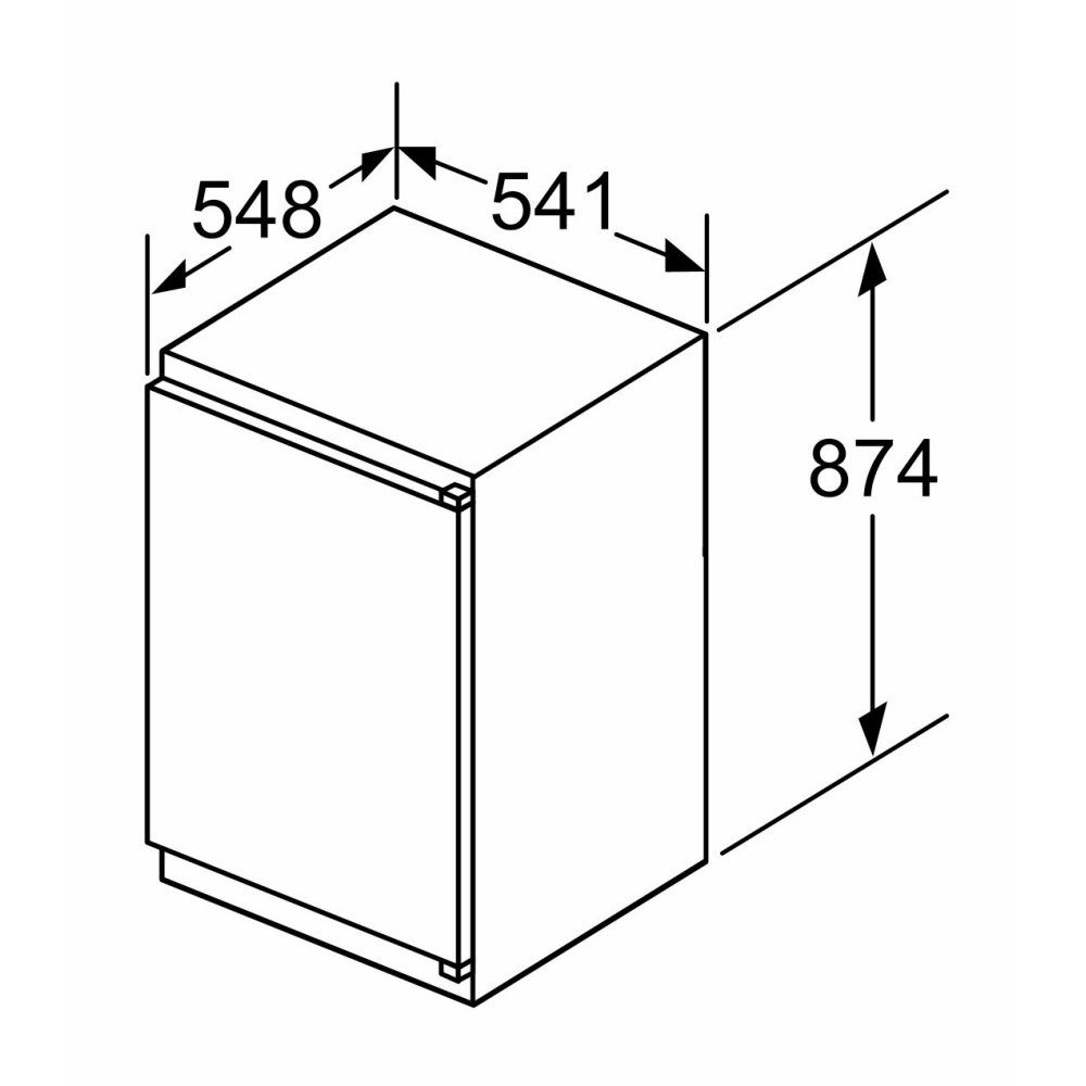Neff 87cm N30 Integrated In Column Larder Fridge KI1211SE0 Neff 87cm N30 Integrated In Column Larder Fridge KI1211SE0