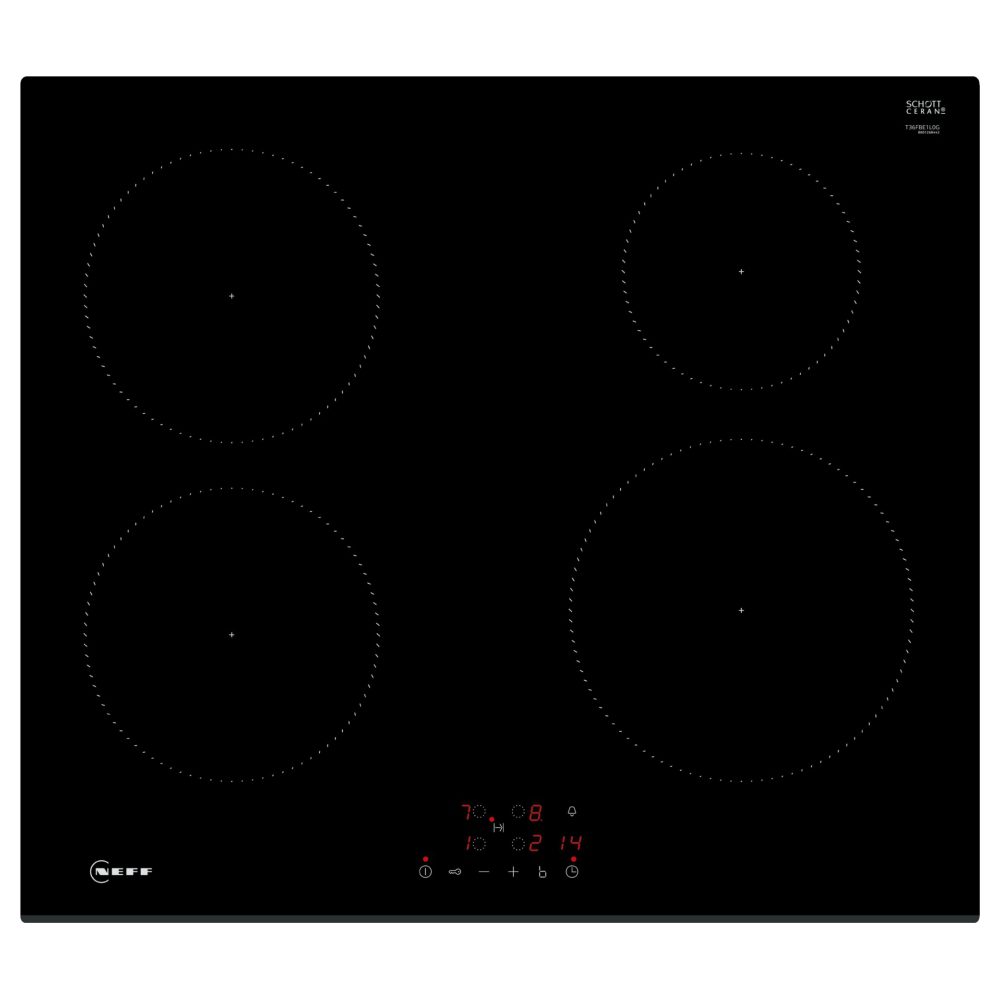 Neff  60cm N30 Frameless Induction Hob 13A supply T36FBE1L0G - BLACK