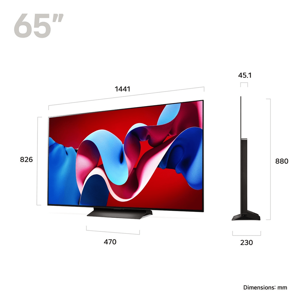 LG 2024 65" Evo C4 OLED 4K Smart TV OLED65C46LA LG 2024 65" Evo C4 OLED 4K Smart TV OLED65C46LA