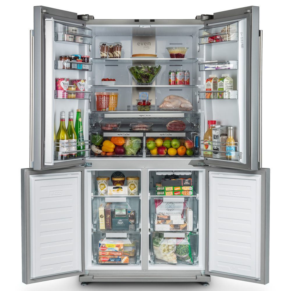 Rangemaster 127780 French Style 4 Door Fridge Freezer RSXS21BL/C - BLACK Rangemaster 127780 French Style 4 Door Fridge Freezer RSXS21BL/C - BLACK
