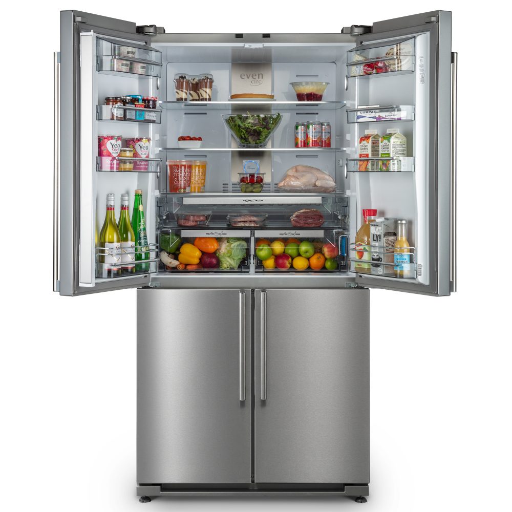 Rangemaster 127780 French Style 4 Door Fridge Freezer RSXS21BL/C - BLACK Rangemaster 127780 French Style 4 Door Fridge Freezer RSXS21BL/C - BLACK