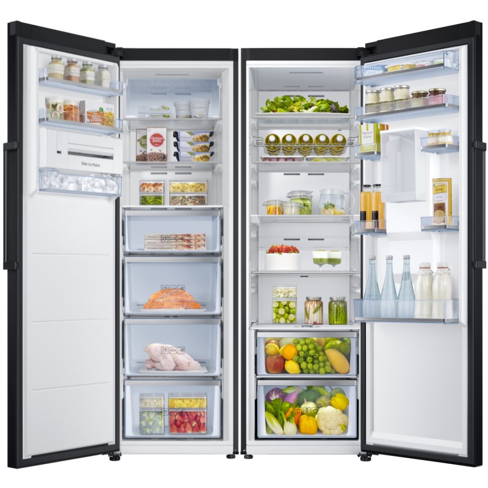 Samsung Larder Fridge And Frost Free Freezer Pack RR39M7340BN RZ32M7125BN - BLACK Samsung Larder Fridge And Frost Free Freezer Pack RR39M7340BN RZ32M7125BN - BLACK