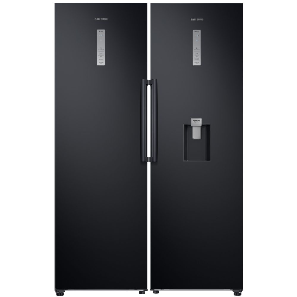 Samsung Larder Fridge And Frost Free Freezer Pack RR39M7340BN RZ32M7125BN - BLACK Samsung Larder Fridge And Frost Free Freezer Pack RR39M7340BN RZ32M7125BN - BLACK