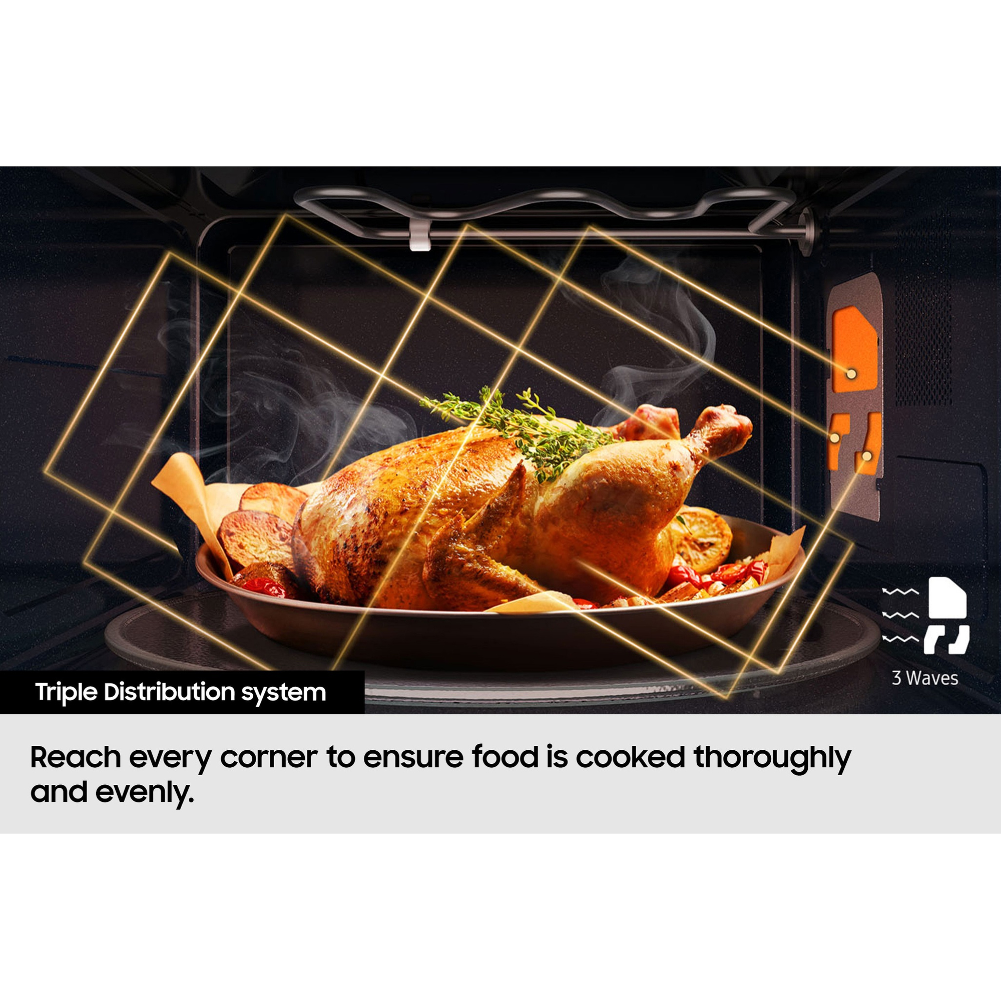 Samsung Freestanding 23 Litre Microwave & Grill MG23K3575AK/EU - BLACK Samsung Freestanding 23 Litre Microwave & Grill MG23K3575AK/EU - BLACK