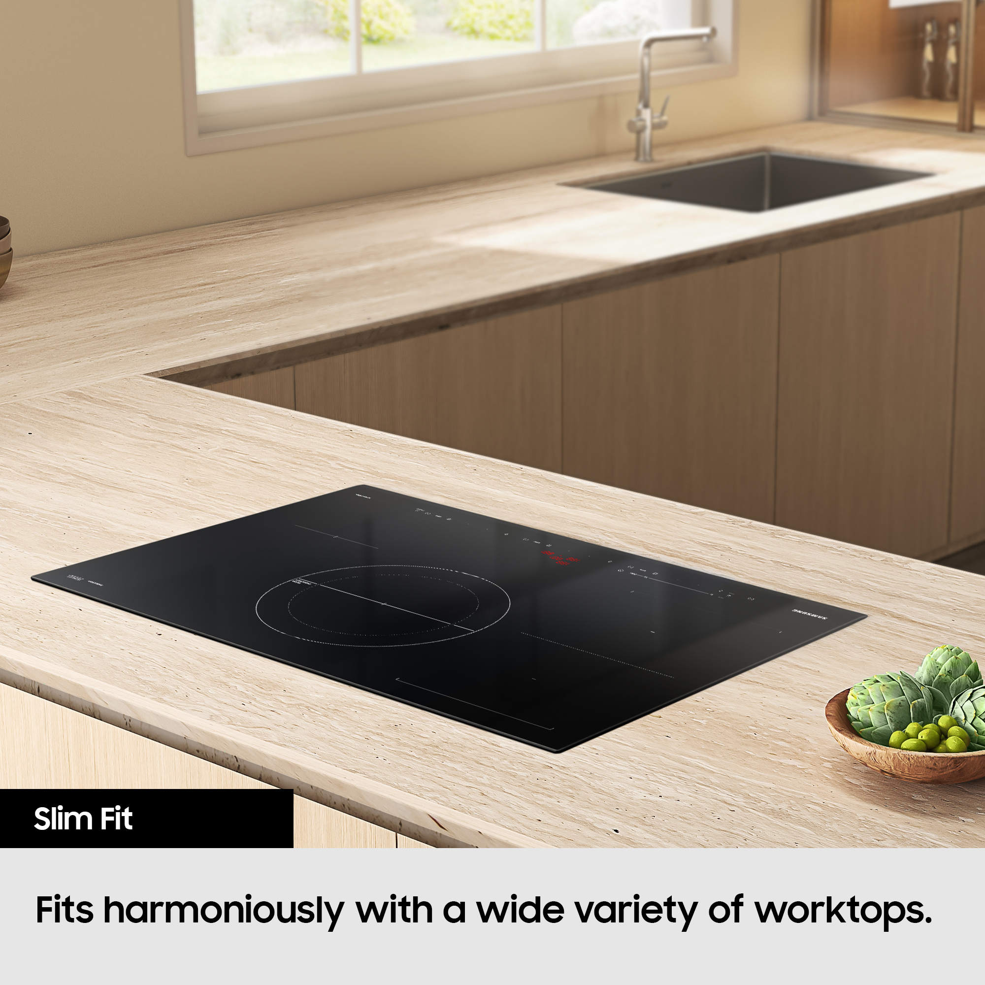Samsung 80cm 5 Zone Flex Induction Hob NZ85C6058FK/U1 - Black Samsung 80cm 5 Zone Flex Induction Hob NZ85C6058FK/U1 - Black