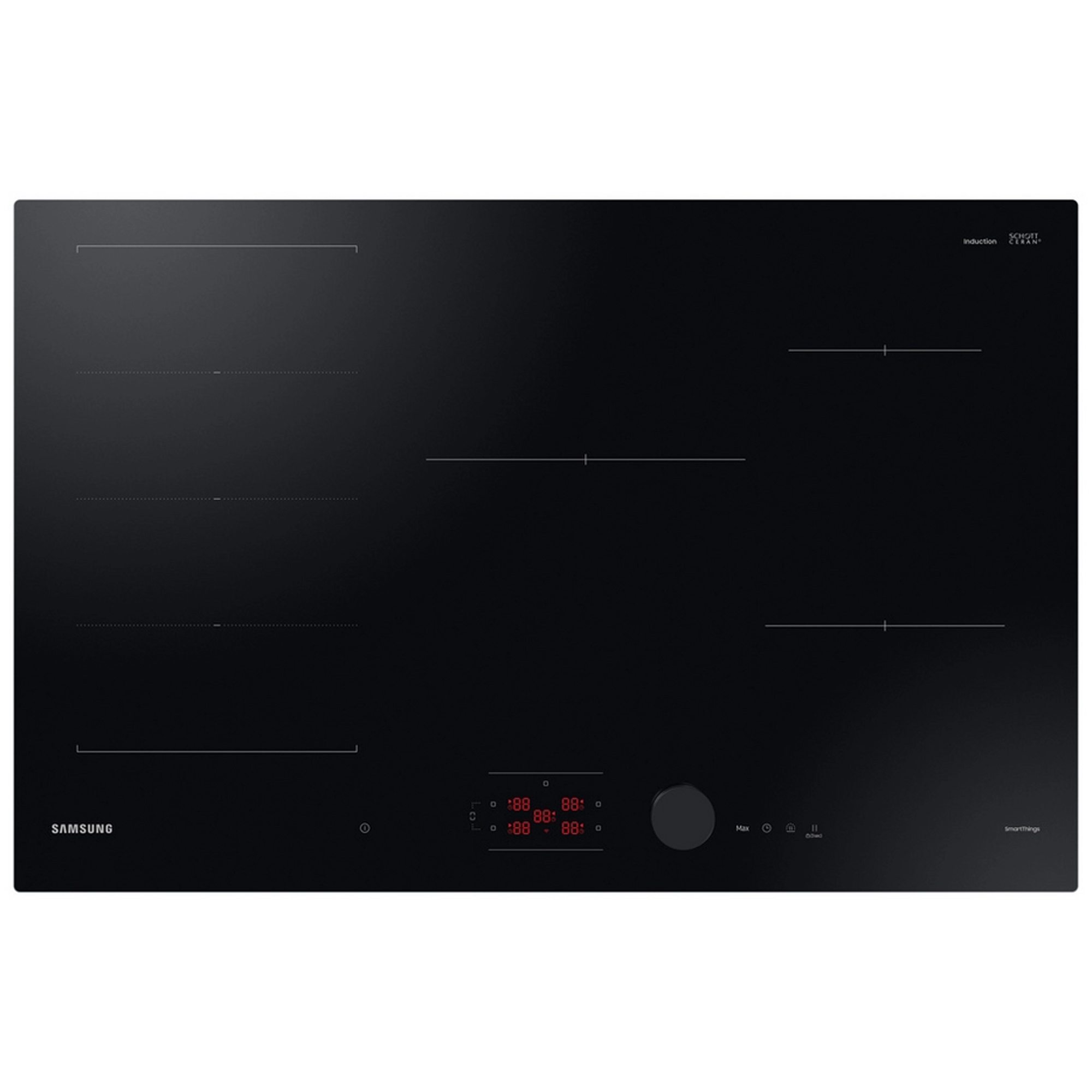 Samsung  80cm 5 Zone Flex Induction Hob NZ85C6058FK/U1 - Black