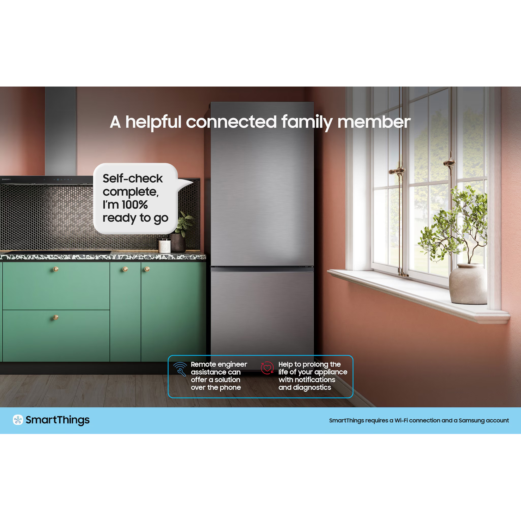 Samsung 60cm Series 6 Frost Free Fridge Freezer RB38C602ESA - SILVER Samsung 60cm Series 6 Frost Free Fridge Freezer RB38C602ESA - SILVER