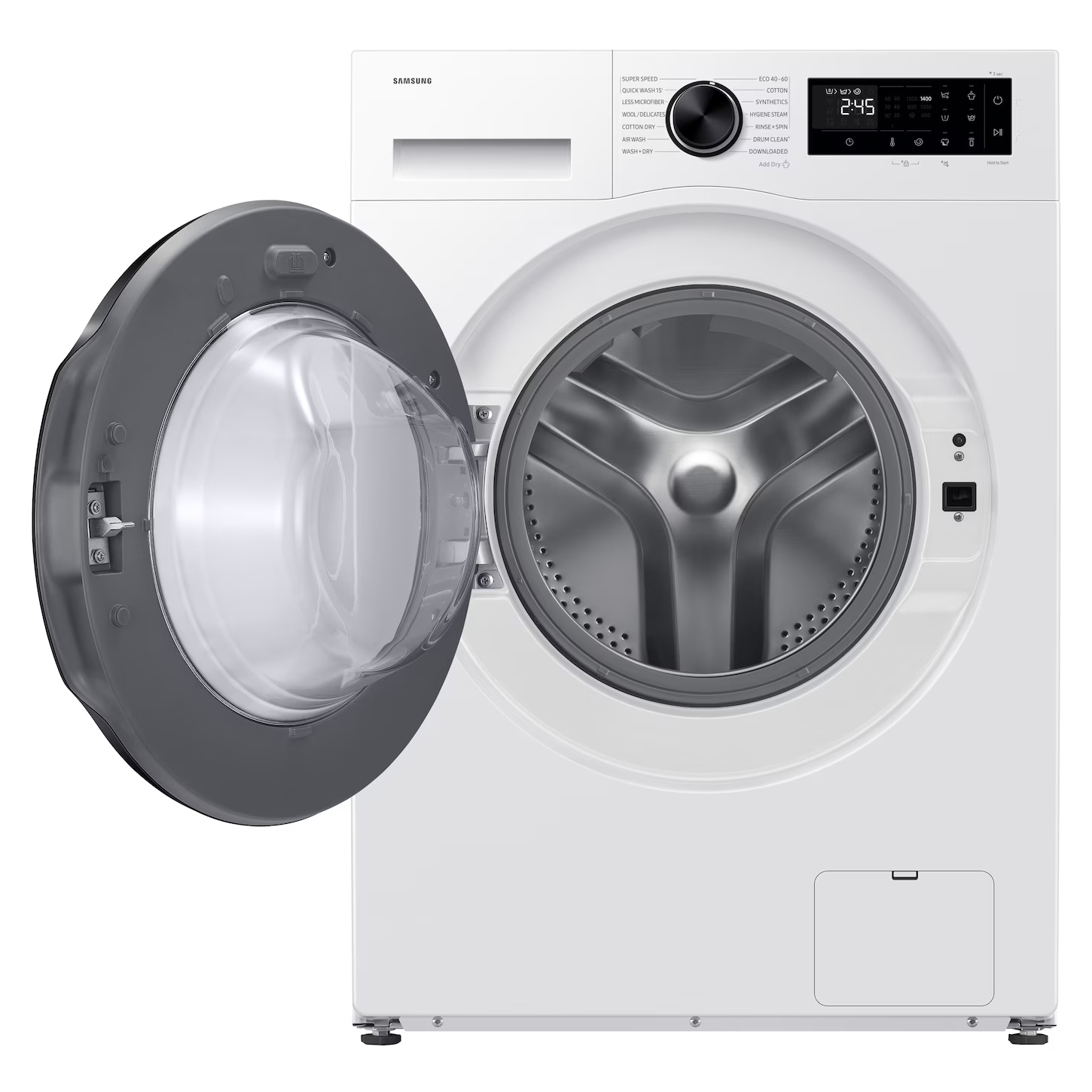 Samsung 9kg/6kg 1400 Spin Washer Dryer WD90HG5U34BEEU - White Samsung 9kg/6kg 1400 Spin Washer Dryer WD90HG5U34BEEU - White