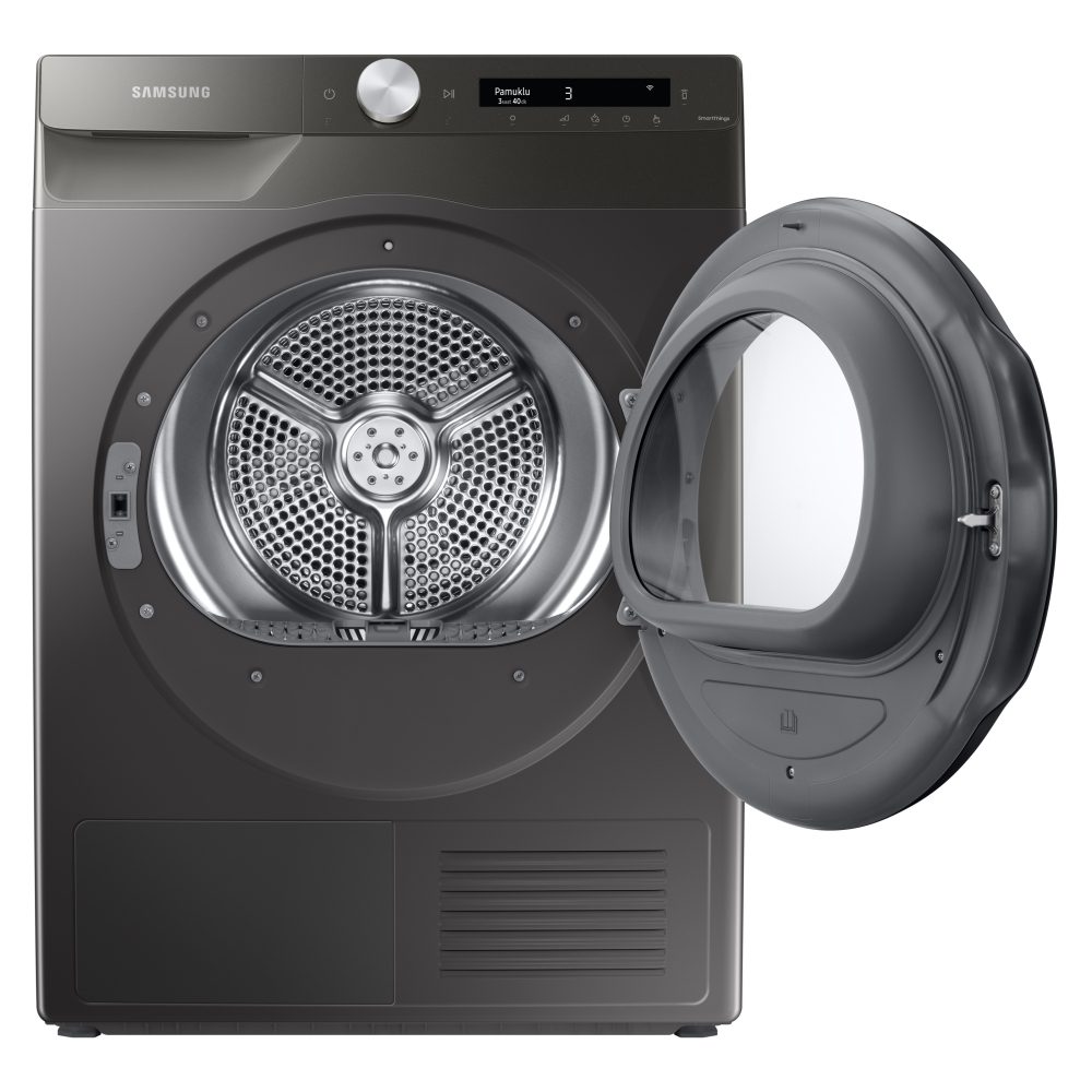 Samsung 9kg Series 5+ Heat Pump Condenser Tumble Dryer DV90T5240AN - GRAPHITE Samsung 9kg Series 5+ Heat Pump Condenser Tumble Dryer DV90T5240AN - GRAPHITE