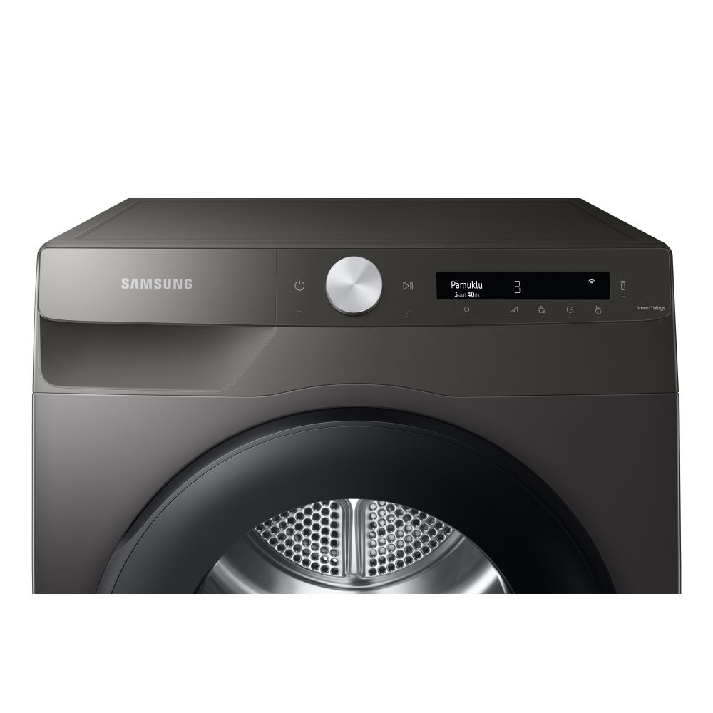 Samsung 9kg Series 5+ Heat Pump Condenser Tumble Dryer DV90T5240AN - GRAPHITE Samsung 9kg Series 5+ Heat Pump Condenser Tumble Dryer DV90T5240AN - GRAPHITE