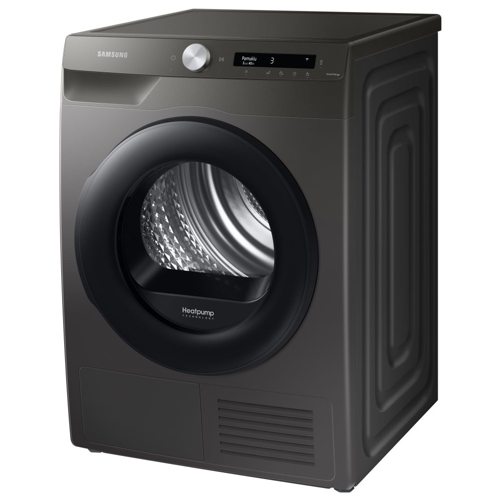 Samsung 9kg Series 5+ Heat Pump Condenser Tumble Dryer DV90T5240AN - GRAPHITE Samsung 9kg Series 5+ Heat Pump Condenser Tumble Dryer DV90T5240AN - GRAPHITE