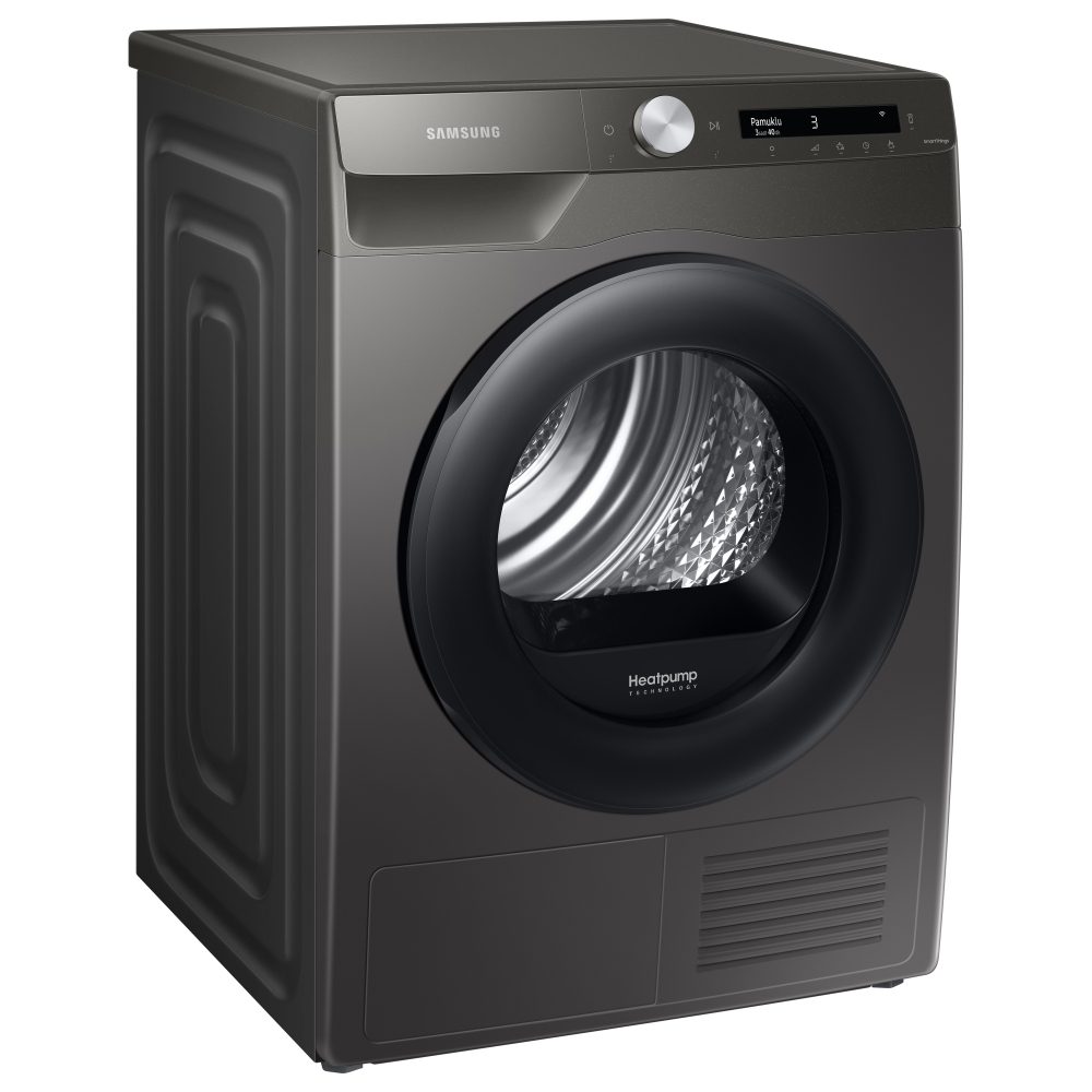 Samsung 9kg Series 5+ Heat Pump Condenser Tumble Dryer DV90T5240AN - GRAPHITE Samsung 9kg Series 5+ Heat Pump Condenser Tumble Dryer DV90T5240AN - GRAPHITE