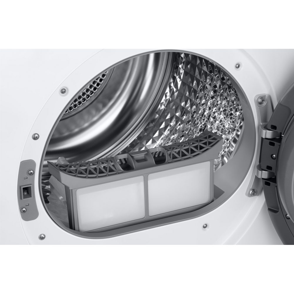 Samsung 9kg Series 5+ Heat Pump Condenser Tumble Dryer DV90T5240AW - WHITE Samsung 9kg Series 5+ Heat Pump Condenser Tumble Dryer DV90T5240AW - WHITE